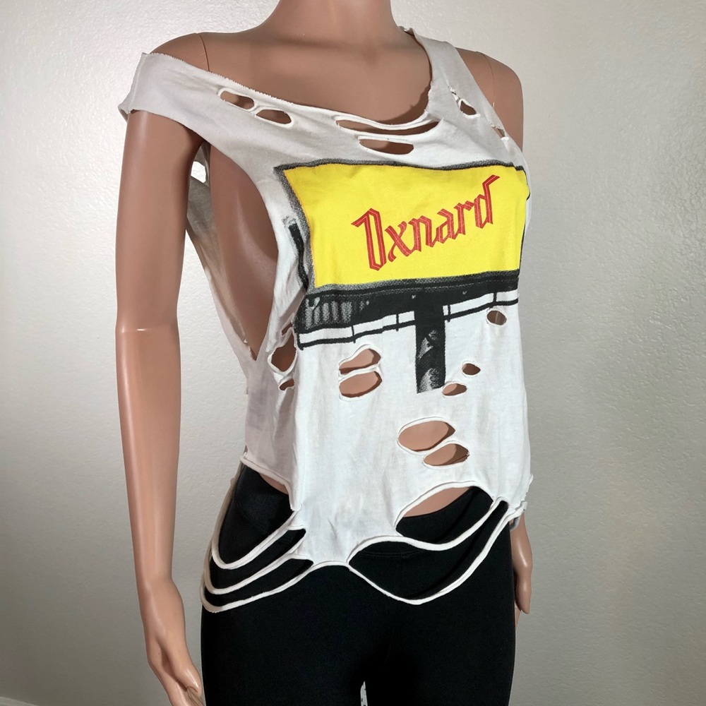 Sliced up T-shirt